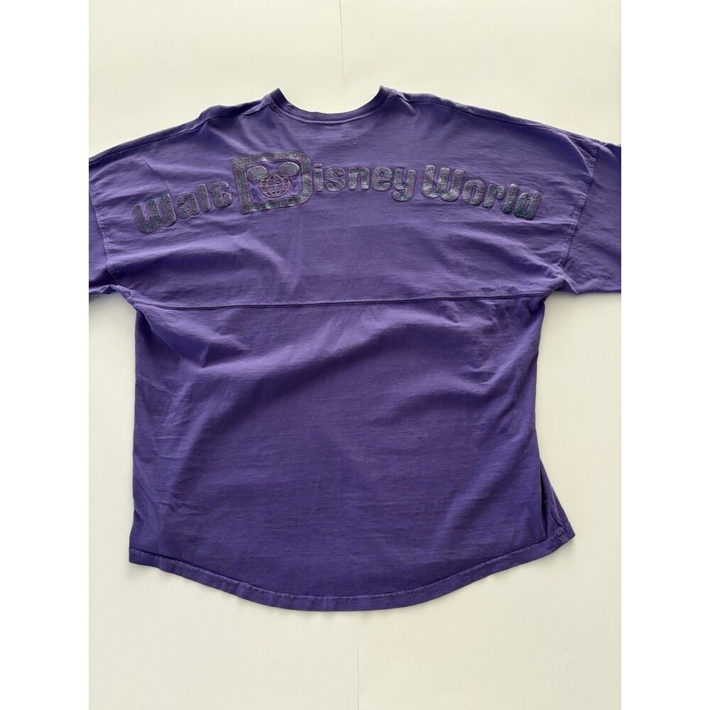 Walt Disney World Purple Potion Glitter Spirit Jersey Size Medium Oversize
